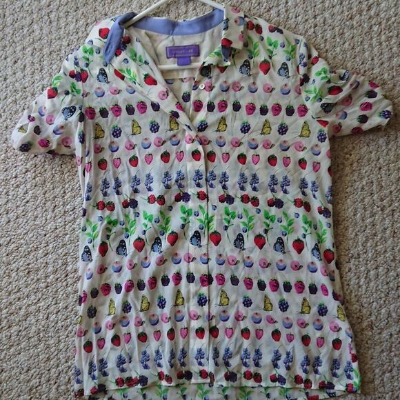 Versace x H&M colorful fruits top - Picture 1 of 12